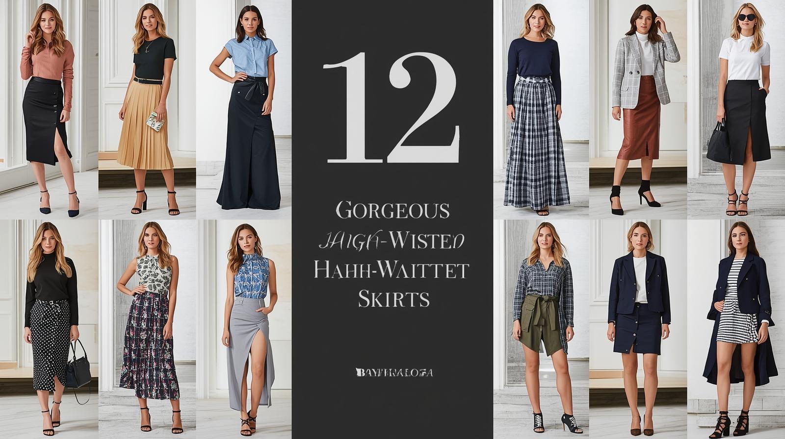 12 Gorgeous High-Waisted Skirt Looks