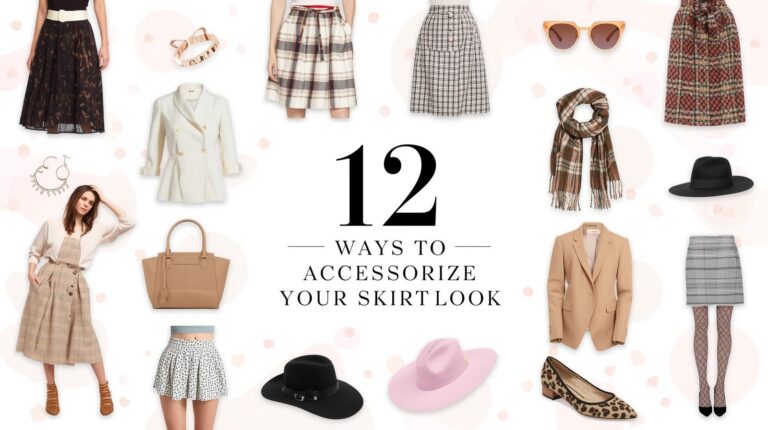 12 Ways to Accessorize Your Skirt Look