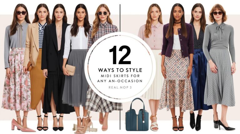 12 Ways to Style Midi Skirts for Any Occasion