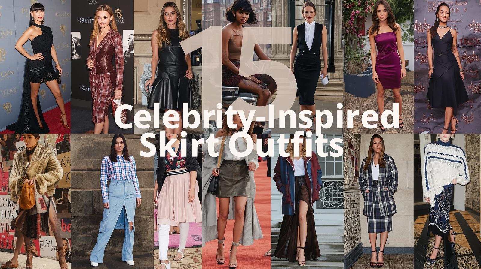 15 Celebrity-Inspired Skirt Outfits