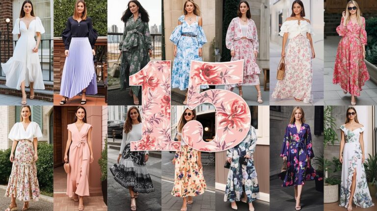 15 Floral Skirt Styles for a Feminine Touch