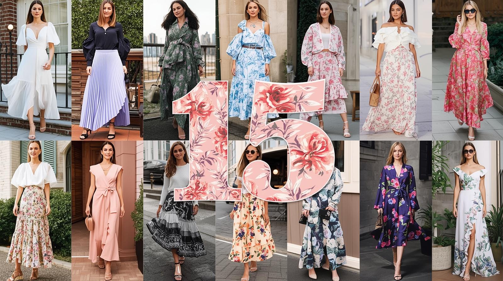 15 Floral Skirt Styles for a Feminine Touch