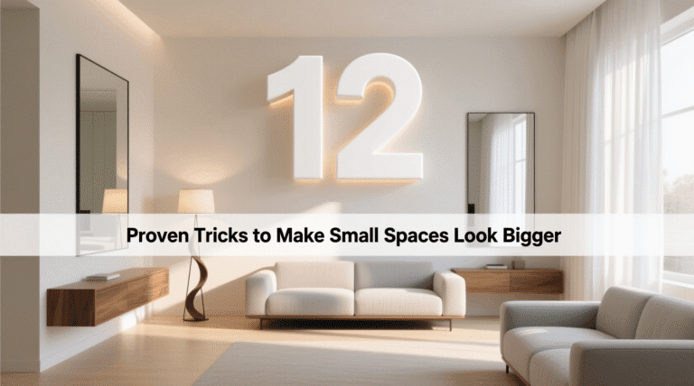 12 Proven Tricks to Make Small Spaces Look Bigger