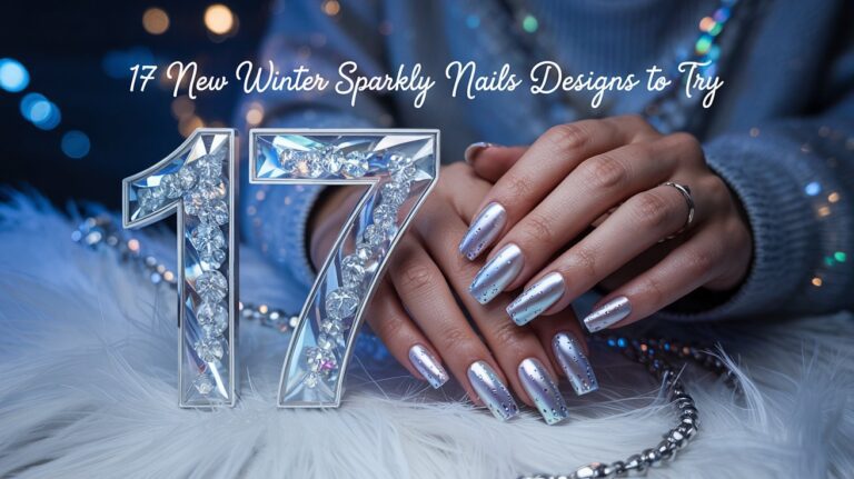 17 New Winter Sparkly Nails Designs to Try