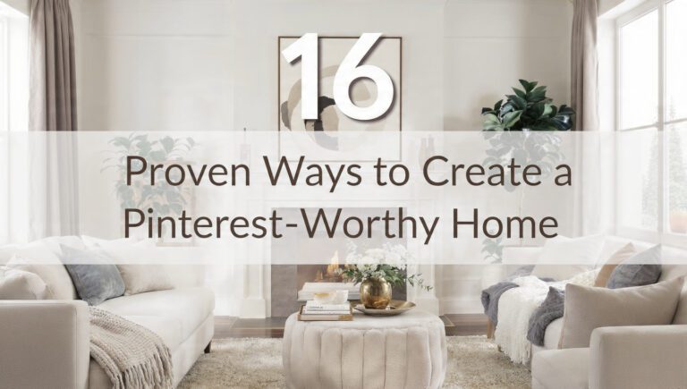 16 Proven Ways to Create a Pinterest Worthy Home