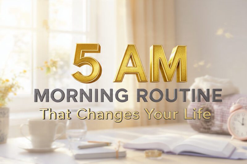 5 AM Morning Routine That Changes Your Life