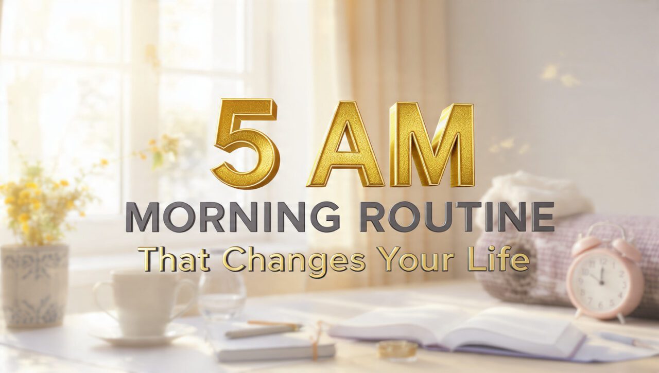 5 AM Morning Routine That Changes Your Life