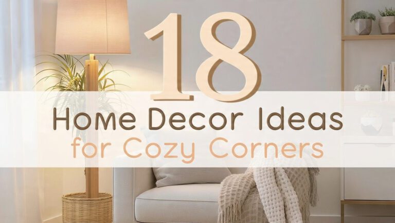 18 Proven Home Decor Ideas for Cozy Corners