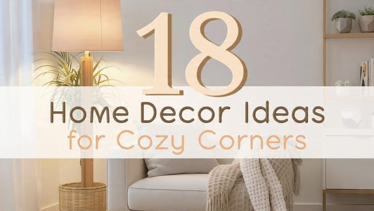 18 Proven Home Decor Ideas for Cozy Corners