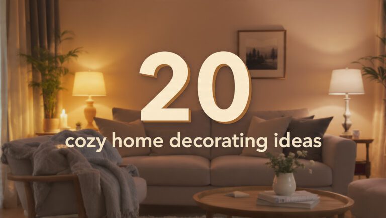 20 Cozy Home Decorating Ideas That Feel Warm and Inviting