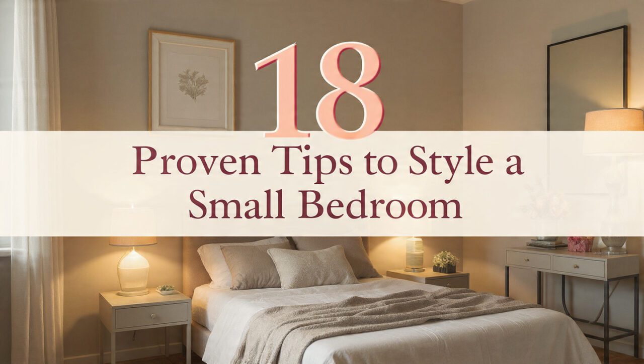 18 Proven Tips to Style a Small Bedroom