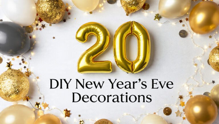 20 Easy DIY New Year&rsquo;s Eve Decorations for a Stunning Party