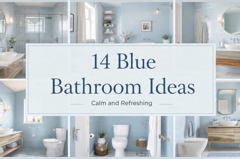 14 Blue Bathroom Ideas That Feel Calm and Refreshing