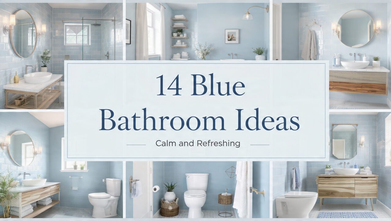 14 Blue Bathroom Ideas That Feel Calm and Refreshing