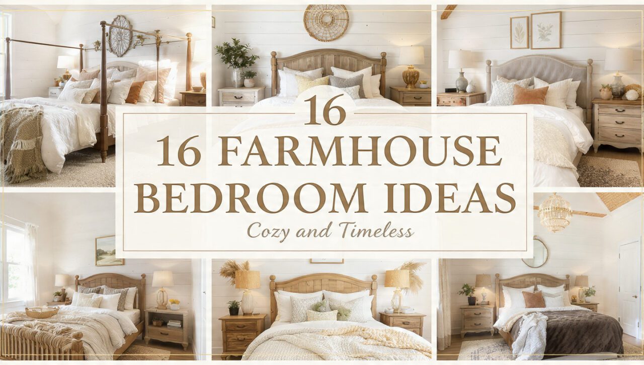 16 Farmhouse Bedroom Ideas That Feel Cozy and Timeless