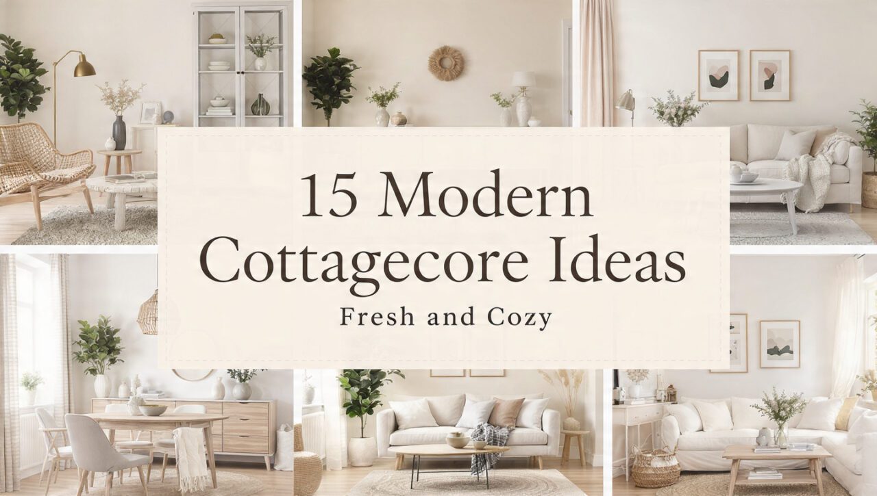 15 Modern Cottage core Ideas That Feel Fresh and Cozy