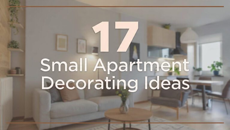 17 Small Apartment Decorating Ideas That Save Space