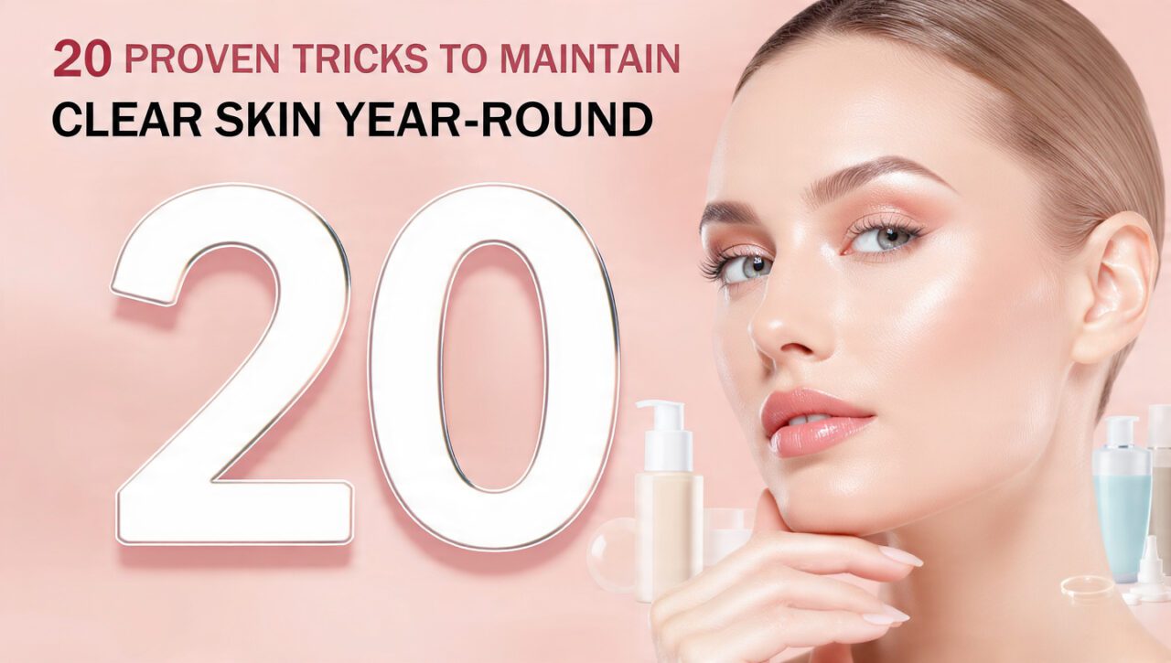 20 Proven Tricks to Maintain Clear Skin Year-Round