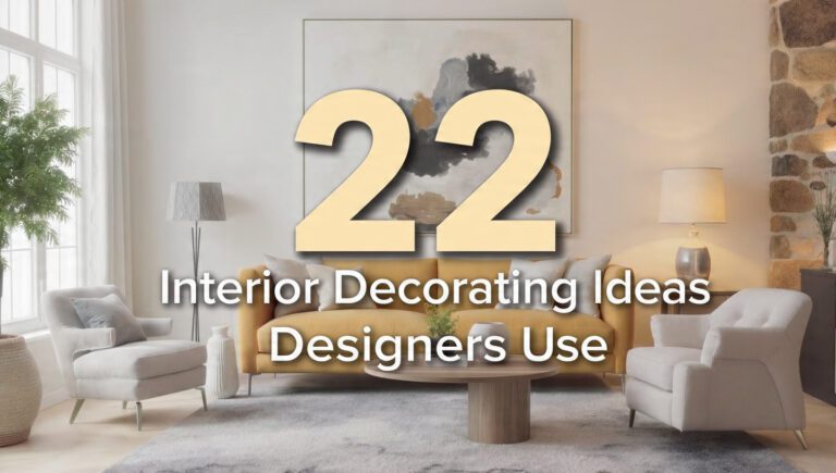 22 Interior Decorating Ideas Designers Actually Use