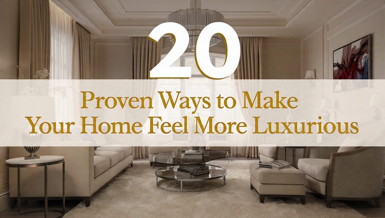 20 Proven Ways to Make Your Home Feel More Luxurious
