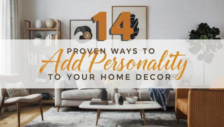 14 Proven Ways to Add Personality to Your Home Decor
