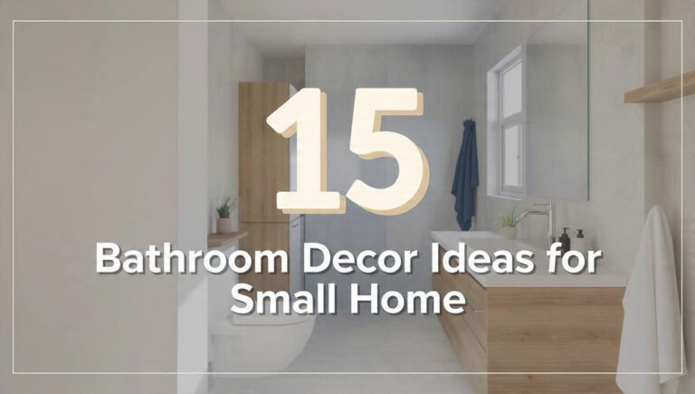 15 Budget Friendly Bathroom Decor Ideas for Small Home