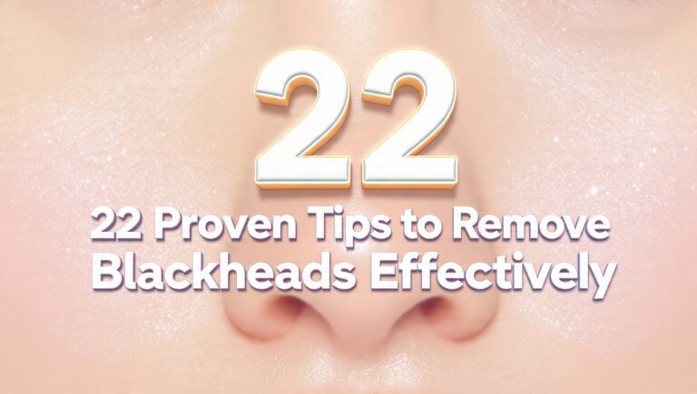 22 Proven Tips to Remove Blackheads Effectively