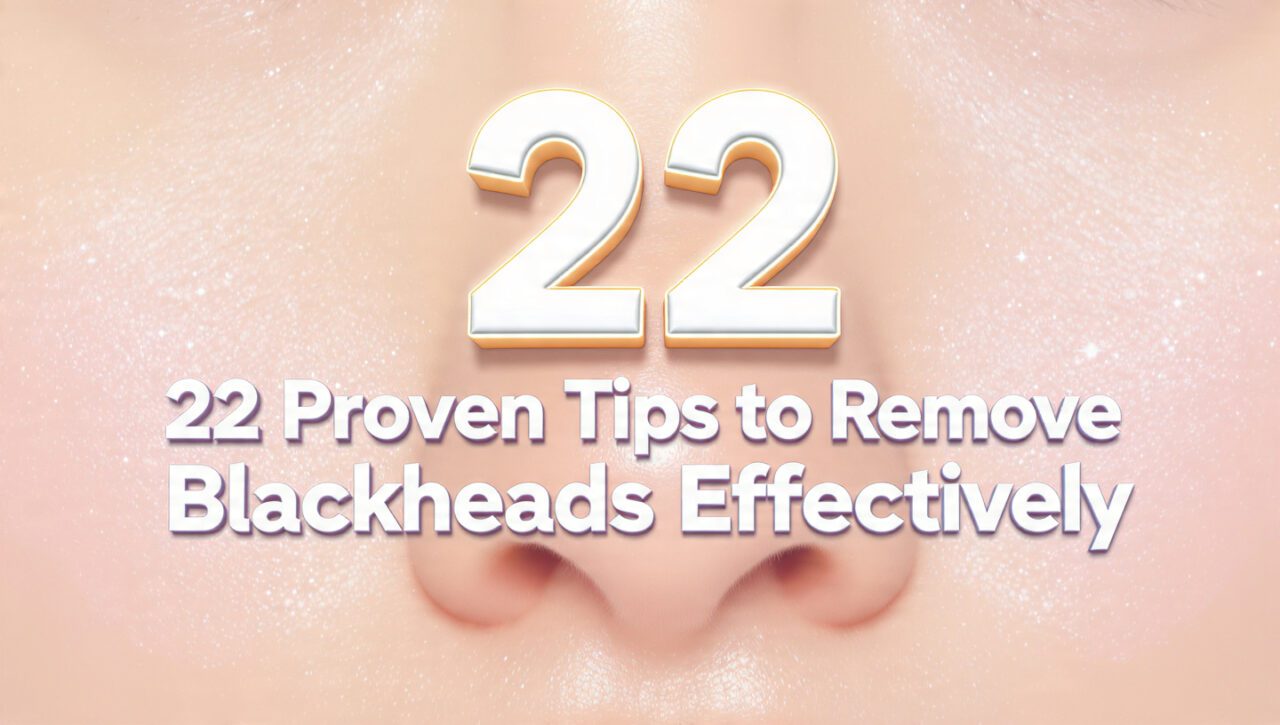 22 Proven Tips to Remove Blackheads Effectively