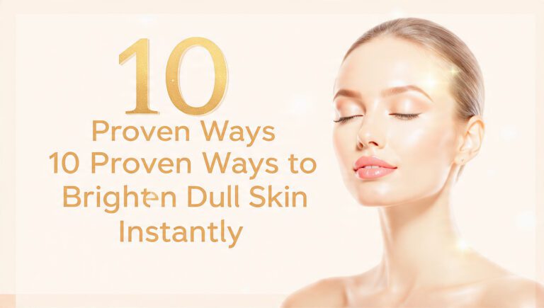 10 Proven Ways to Brighten Dull Skin Instantly