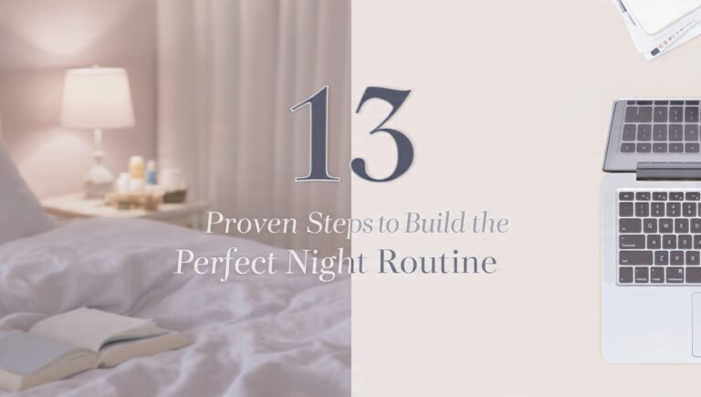 13 Proven Steps to Build the Perfect Night Routine
