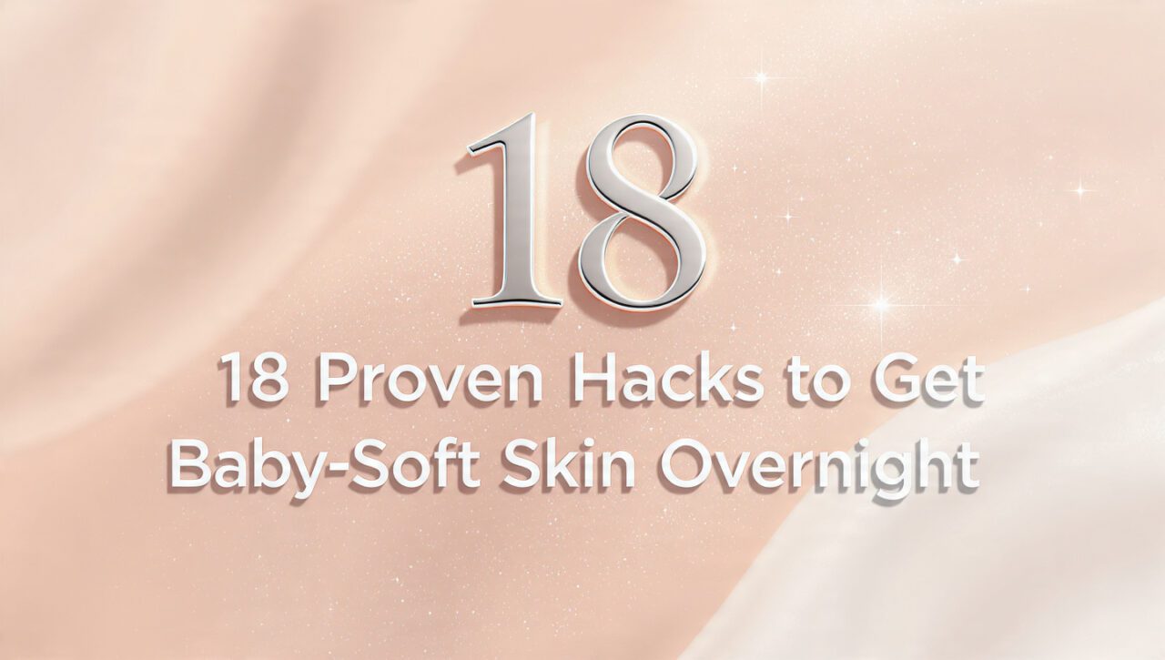 18 Proven Hacks to Get Baby-Soft Skin Overnight