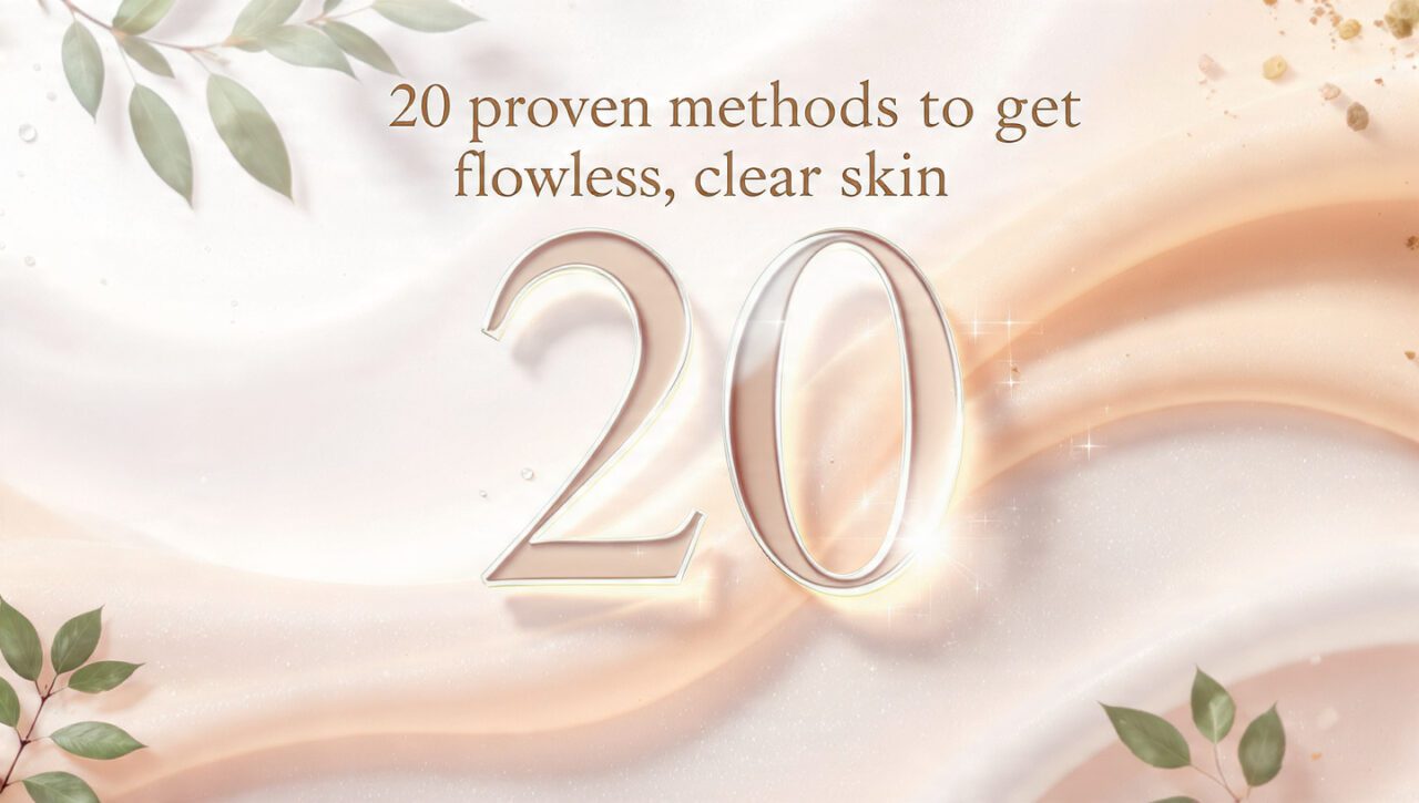 20 Proven Methods to Get Flawless Clear Skin