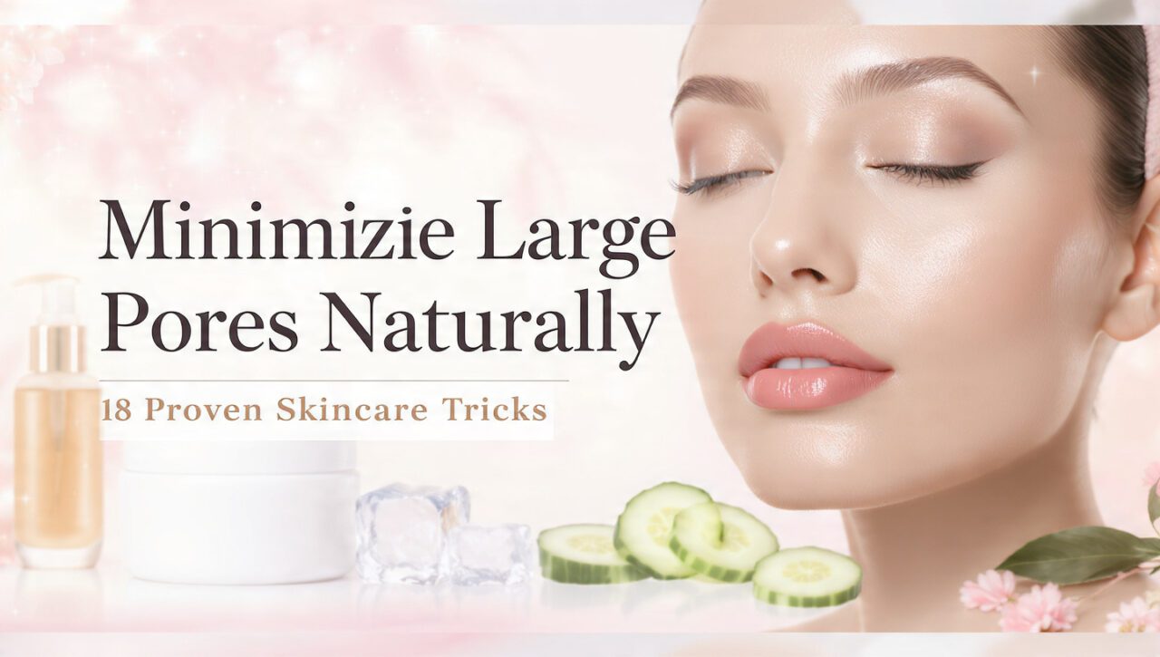 18 Proven Tricks to Minimize Large Pores Naturally
