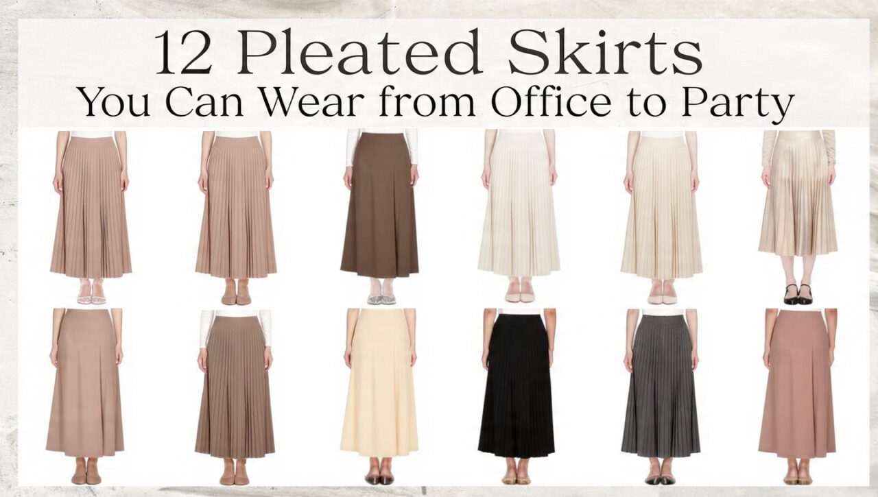 12 Pleated Skirts You Can Wear from Office to Party