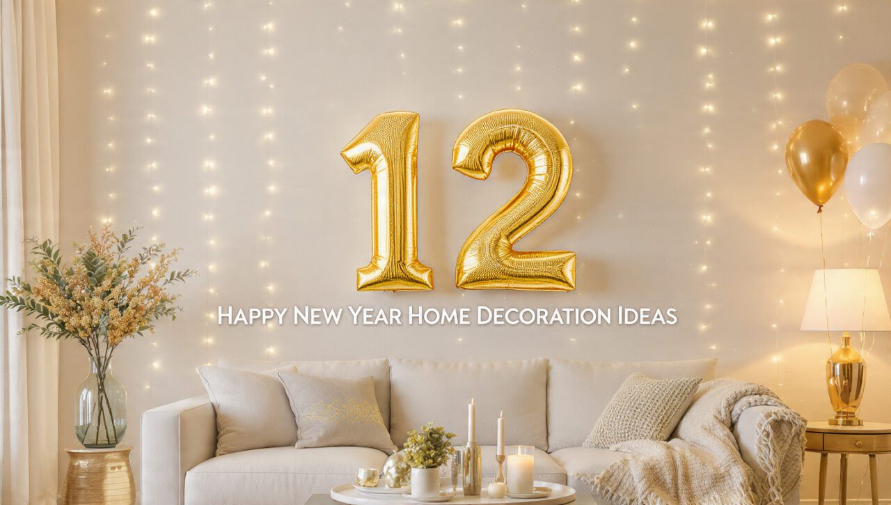 12 Happy New Year Home Decoration Ideas
