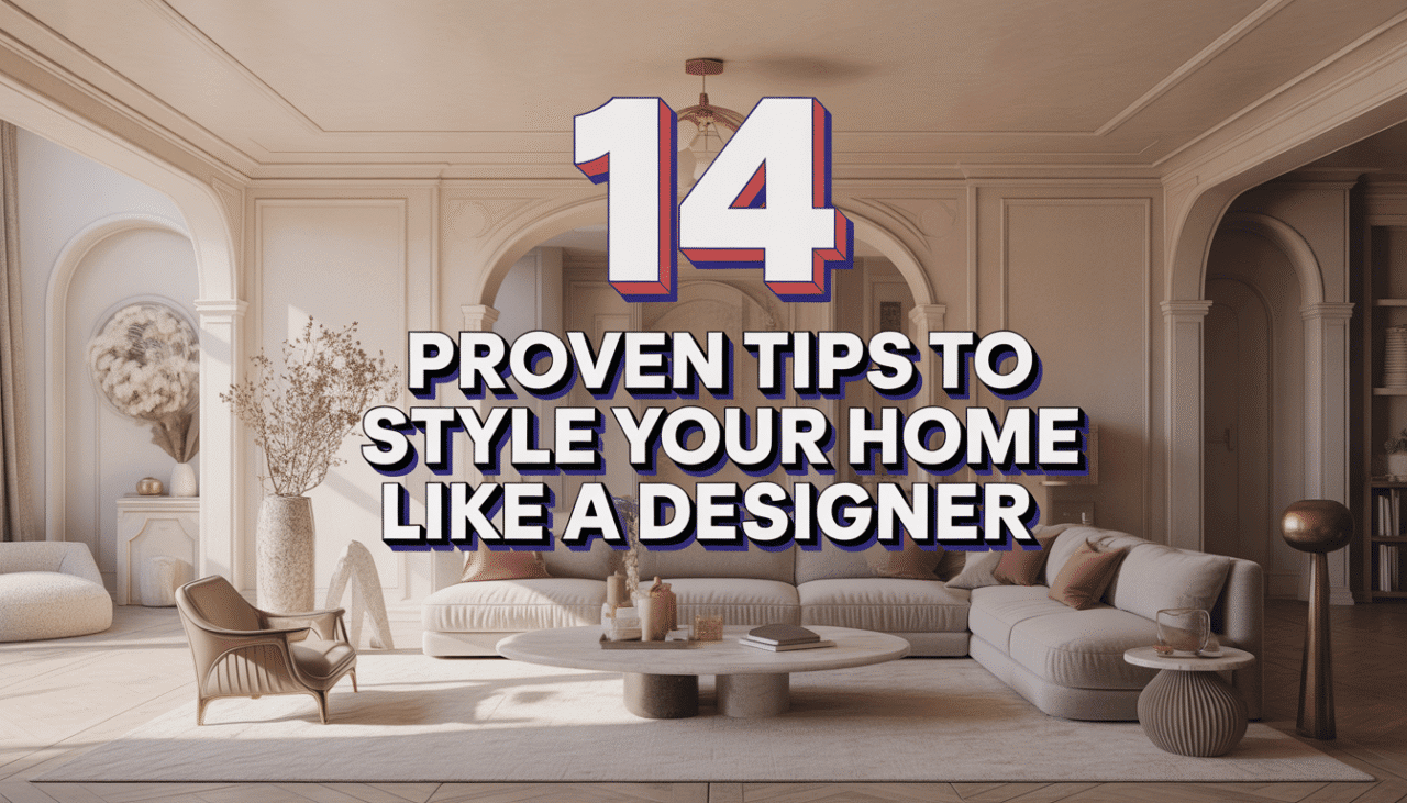 14 Proven Tips to Style Your Home Like a Designer