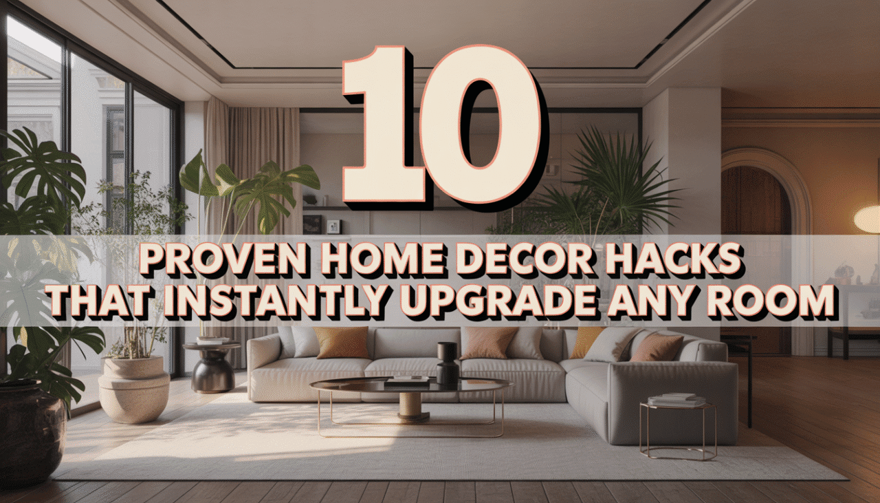 10 Proven Home Decor Hacks That Instantly Upgrade Any Room