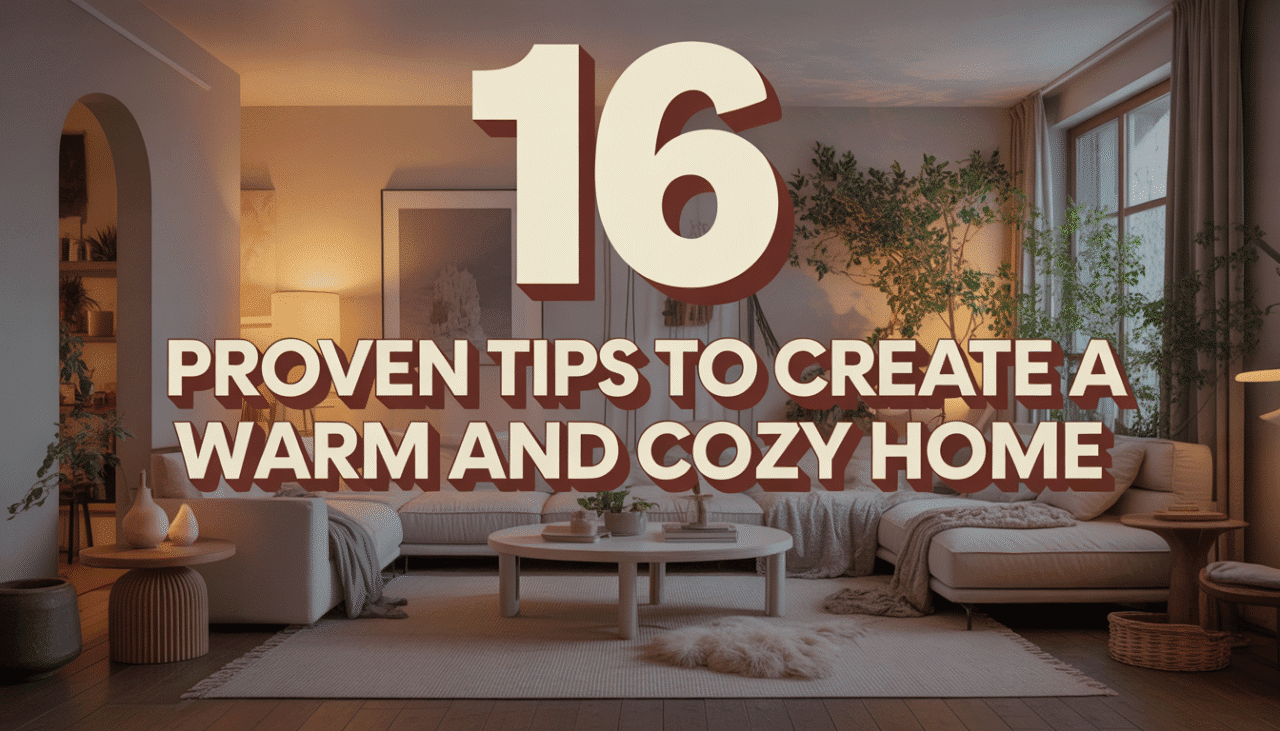 16 Proven Tips to Create a Warm and Cozy Home