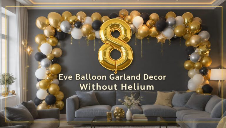 8 Eve Balloon Garland Decor Without Helium