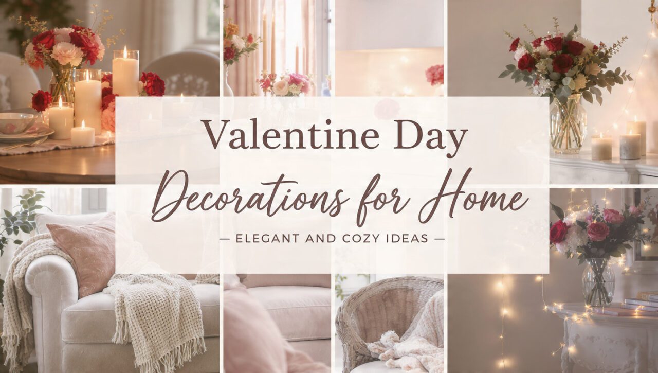 Valentine Day Decorations for Home That Look Elegant and Cozy