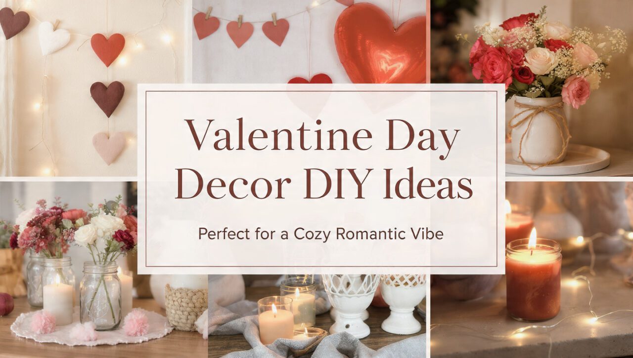 Valentine Day Decor DIY Ideas Perfect for a Cozy Romantic Vibe