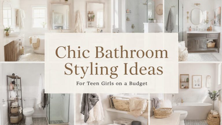 6 Chic Bathroom Styling Ideas for Teen Girls on a Budget