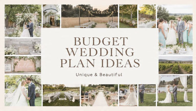 5 Best and Unique Budget Wedding Plans Ideas You Will Love