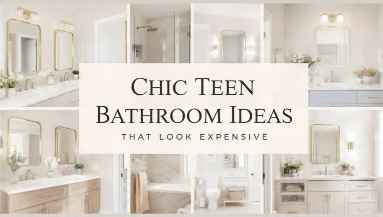 5 Chic Teen Girl Bathroom Ideas That Look Expensive