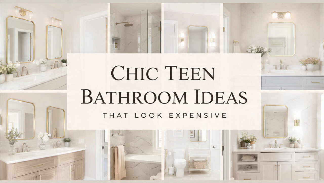 5 Chic Teen Girl Bathroom Ideas That Look Expensive