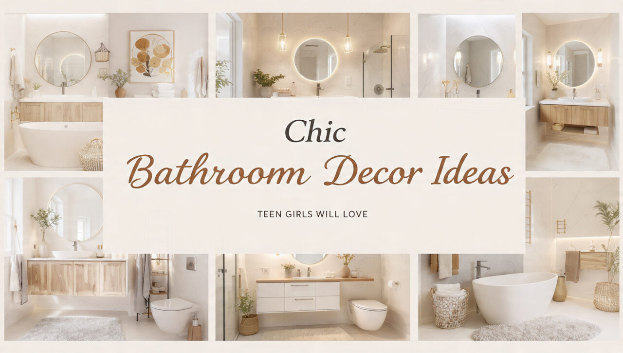 7 Chic Bathroom Decor Ideas Teen Girls Will Love