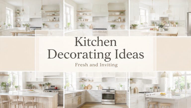 Kitchen Decorating Ideas That Make Your Space Feel Fresh