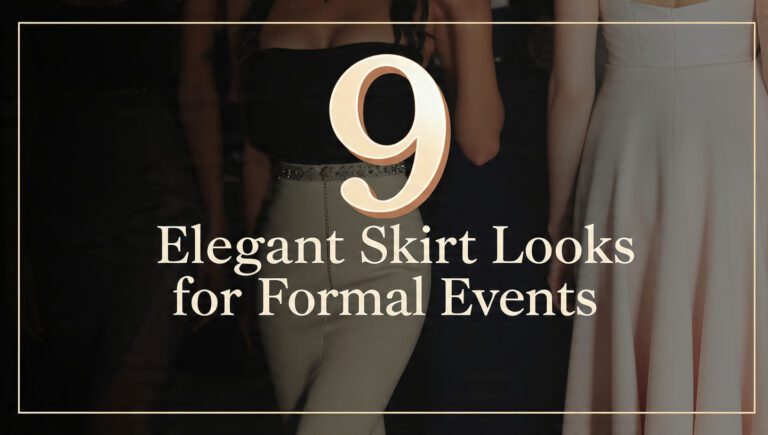 9 Elegant Skirt Looks for Formal Events