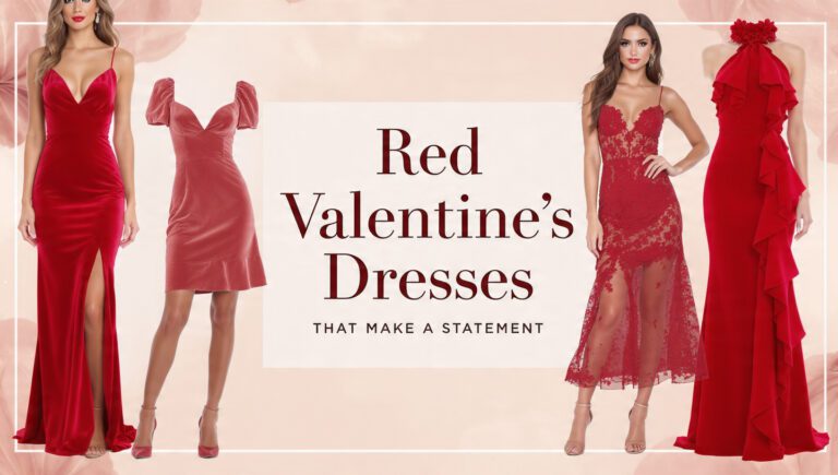 7 Red Valentine&rsquo;s Dresses That Make a Statement