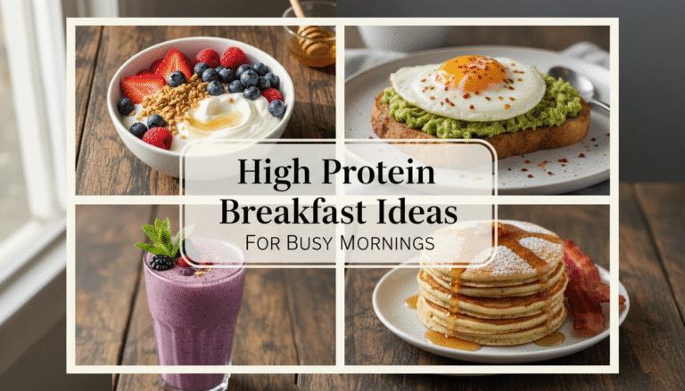 7 High Protein Breakfast Ideas for Busy Mornings